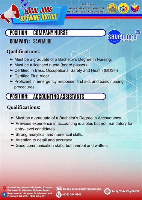 Department of Manpower Development and Placement.